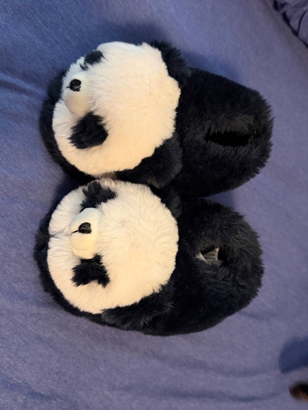 Pottery Barn panda kids slippers